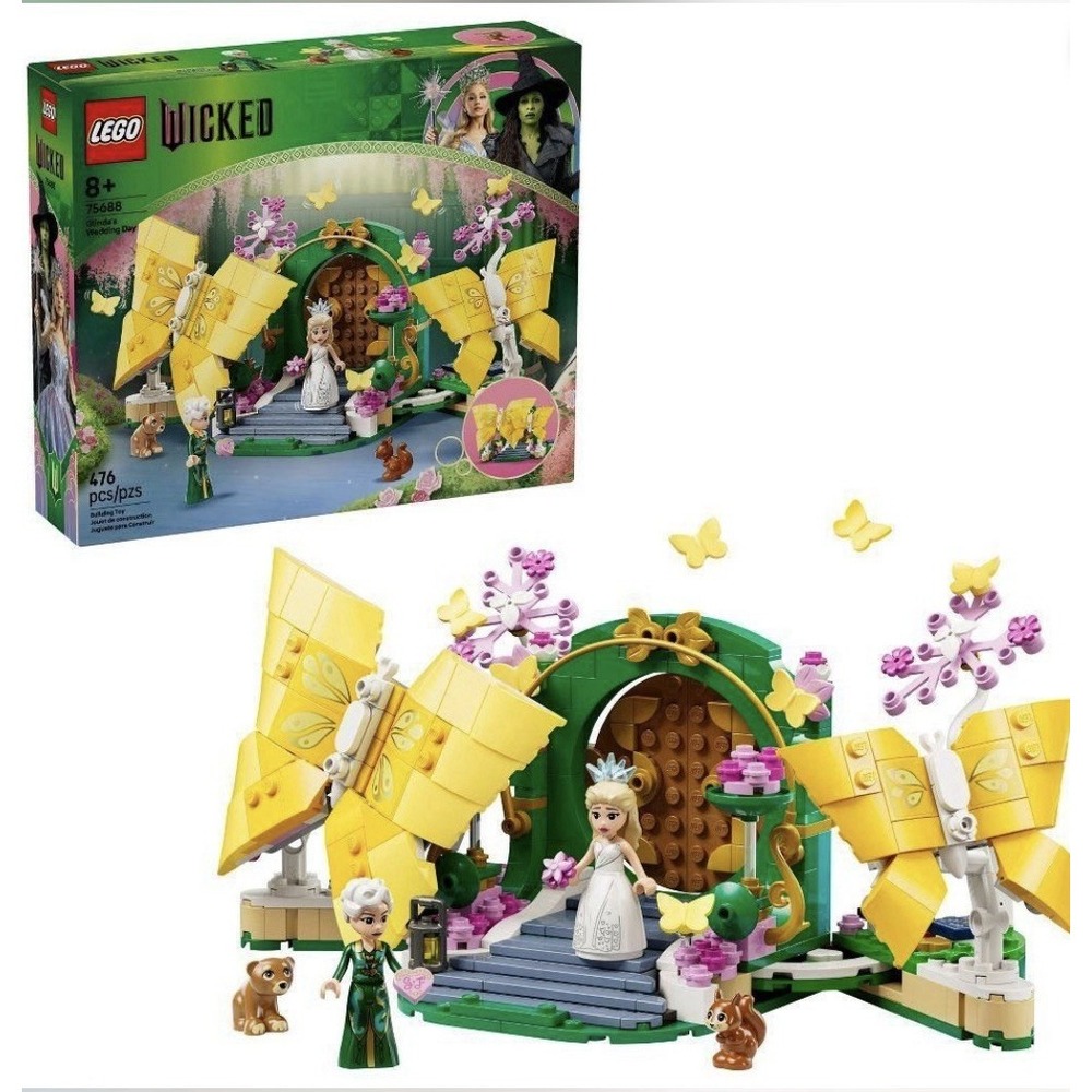 LEGO Lim EDT Wicked Glinda's Wedding Day Building 476PCS Set (75688) BRAND NEW